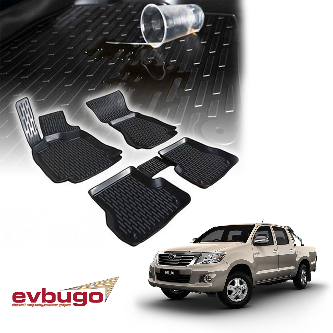 3D PASPAS SİYAH TOYOTA HILUX 2015+
